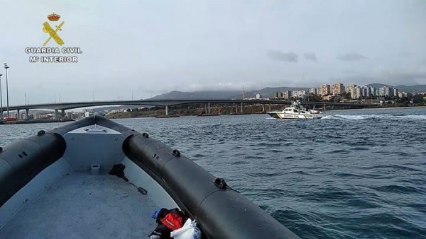 17 detenidos y 4 toneladas de hach&iacute;s incautadas por la Guardia Civil en tres operativos en el Campo de Gibraltar