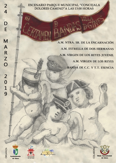 El tercer Certamen de Bandas &lsquo;Villa de Gines&rsquo; llega este domingo al Parque Municipal