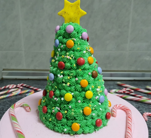 Tarta &aacute;rbol de Navidad