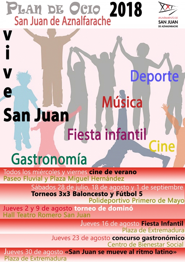 San Juan de Aznalfarache vive un verano cargado de actividades l&uacute;dicas y deportivas