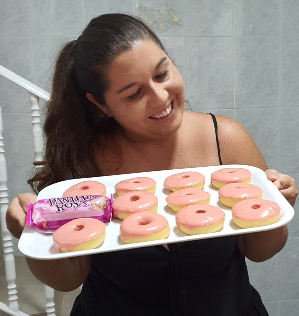Reposter&iacute;a creativa: Donuts de la Pantera Rosa