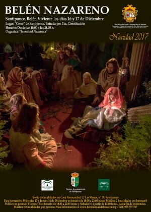 Vuelve el &lsquo;Bel&eacute;n Nazareno&rsquo; a las calles de Santiponce