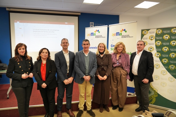 AEMA impulsa la formaci&oacute;n financiera de los empresarios de Mairena con una sesi&oacute;n impartida por el decano de los Economistas de Sevilla