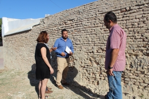 Comienza las obras para la eliminaci&oacute;n de humedades en los muros exteriores del colegio Carmen Iturbide de Gines