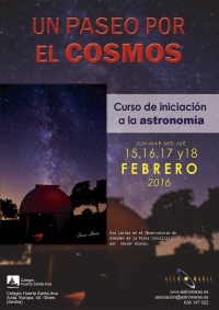 IV curso de iniciaci&oacute;n a la astronom&iacute;a en Gines