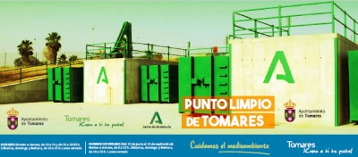 Tomares apuesta por el cuidado del medio ambiente abriendo un punto limpio