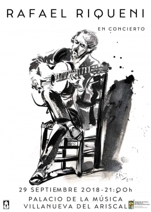Rafael Riqueni, en concierto en Villanueva del Ariscal