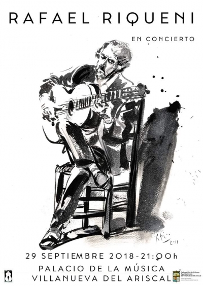 Rafael Riqueni, en concierto en Villanueva del Ariscal