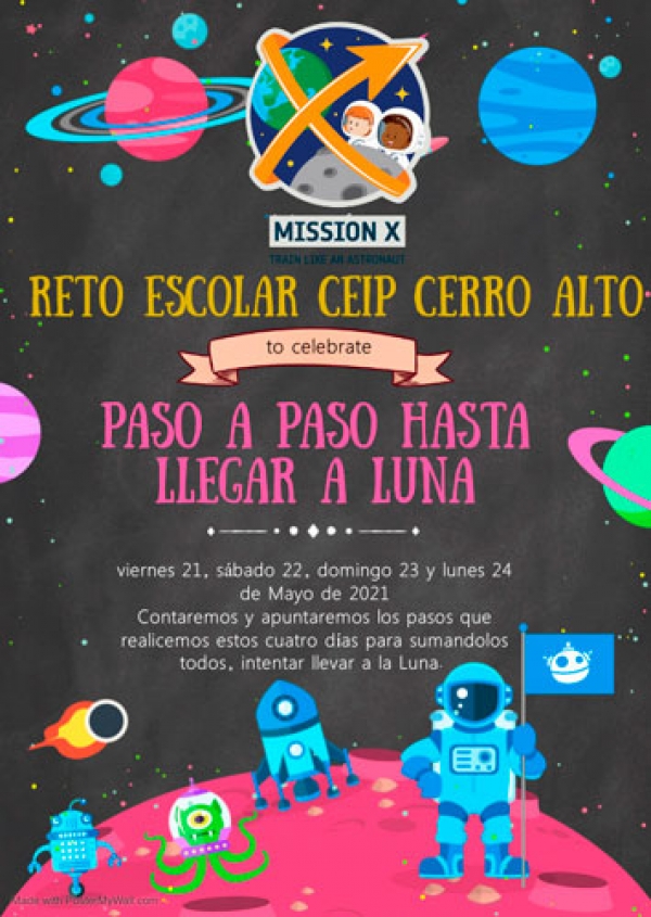 El colegio Cerro Alto de Espartinas pone rumbo a la luna