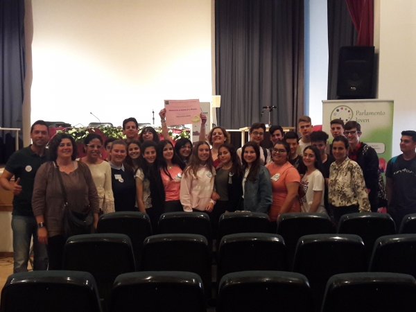 Clausura Comarcal del programa Parlamento Joven 2018-19