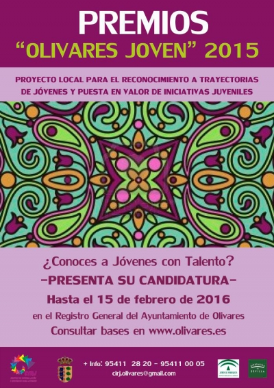 El Ayuntamiento de Olivares convoca la III Edici&oacute;n del Premio Anual "Olivares Joven"