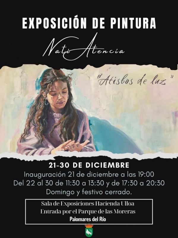 Exposici&oacute;n de pintura de Nati Atencia en Palomares del R&iacute;o