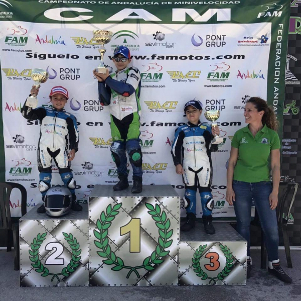 El tomare&ntilde;o Nicol&aacute;s Casal, a la cabeza de Espa&ntilde;a en motociclismo con s&oacute;lo 8 a&ntilde;os