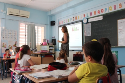 Todos los escolares de los centros p&uacute;blicos de  Gines cuentan con aire acondicionado en sus aulas