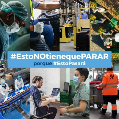 Los empresarios de Sevilla se suman a la campa&ntilde;a #EstoNOtienequePARAR
