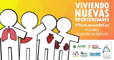 Las personas trasplantadas lanzan la campa&ntilde;a &ldquo;Viviendo nuevas oportunidades: #TrasplantadosEnCasa&rdquo; en el D&iacute;a Nacional del Trasplante