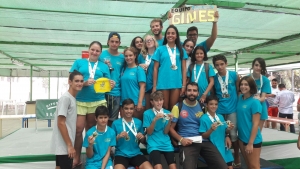 El equipo de nataci&oacute;n de las Escuelas Deportivas de Gines logra 24 medallas en la Gran Final del Circuito Provincial