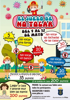 El Ayuntamiento de Pilas lanza &ldquo;El juego de no tocar&rdquo;, una campa&ntilde;a para aprender a disfrutar de los paseos diarios