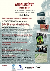 Coria del R&iacute;o se vuelca en el 40 aniversario del 4D con literatura, m&uacute;sica, arte, teatro y cine