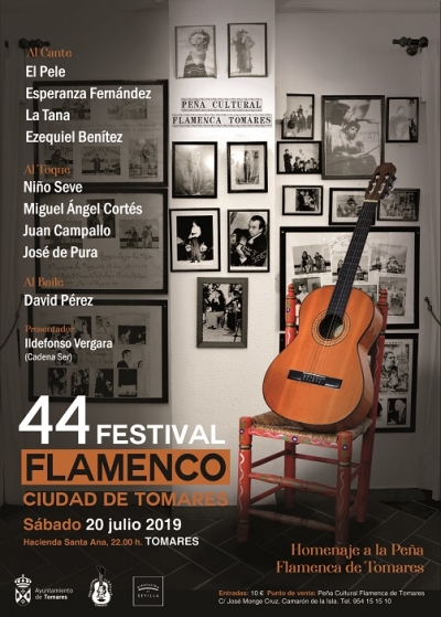 Tomares celebra ma&ntilde;ana el 44&ordm; Festival Flamenco "Ciudad de Tomares"