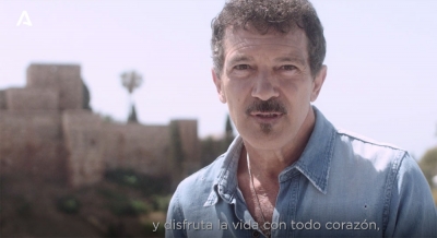 Antonio Banderas pone "esperanza" en la nueva campa&ntilde;a tur&iacute;stica de Andaluc&iacute;a