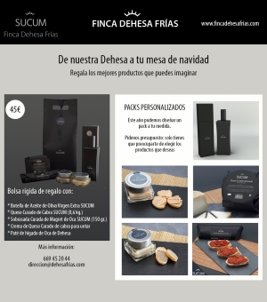 Dehesa Fr&iacute;as lanza una oferta de productos naturales de la Sierra Norte para la campa&ntilde;a de Navidad