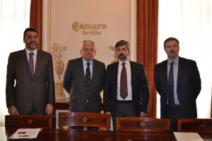 La C&aacute;mara de Sevilla y Coria del R&iacute;o impulsan conjuntamente el desarrollo inteligente del municipio