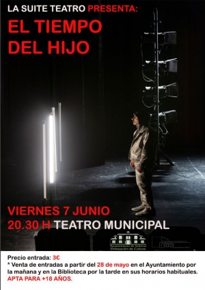 El pr&oacute;ximo 7 de junio se pondr&aacute; en escena la obra de teatro "El tiempo del hijo", en Salteras