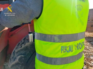 La Guardia Civil detecta el uso fraudulento de gas&oacute;leo bonificado en maquinaria de obra en Castilleja del Campo