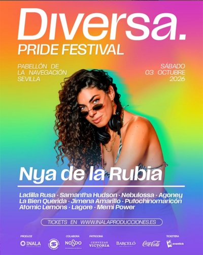 Sevilla acogerá el 3 de octubre la gran cita de la vanguardia LGTBIQ+ con el desembarco del Diversa Pride Festival