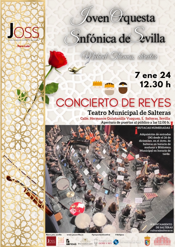 Concierto de Reyes en Salteras con la Joven Orquesta Sinf&oacute;nica de Sevilla