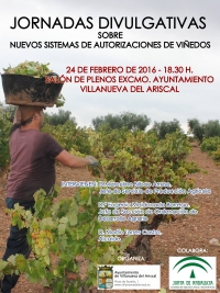 Villanueva del Ariscal celebra ma&ntilde;ana unas jornadas sobre  las autorizaciones de los vi&ntilde;edos