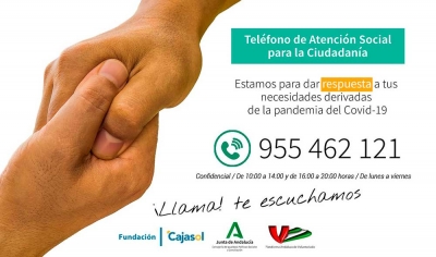 Se abre un servicio de informaci&oacute;n  para canalizar la asistencia social ante el coronavirus