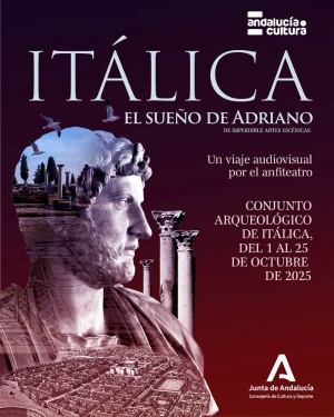 La Junta organiza &ldquo;un viaje m&aacute;gico&rdquo; por los sue&ntilde;os de Adriano desde el interior del anfiteatro de It&aacute;lica