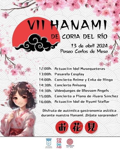 Coria del R&iacute;o celebrar&aacute; el Hanami el 13 de abril