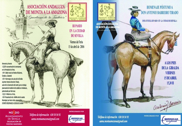 Las calles de Sevilla se llenan ma&ntilde;ana de amazonas en el III Paseo Feria de Sevilla