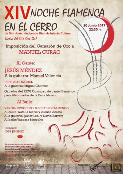 La XIV Noche Flamenca en el Cerro de San Juan de Coria del R&iacute;o vuelve a ofrecer el mejor espect&aacute;culo