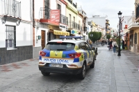 La Polic&iacute;a Local de Tomares salva a un infartado en la Pe&ntilde;a Sevillista