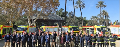 Surtruck entrega nueve Furgones de salvamento ligeros al Consorcio de Bomberos de C&aacute;diz